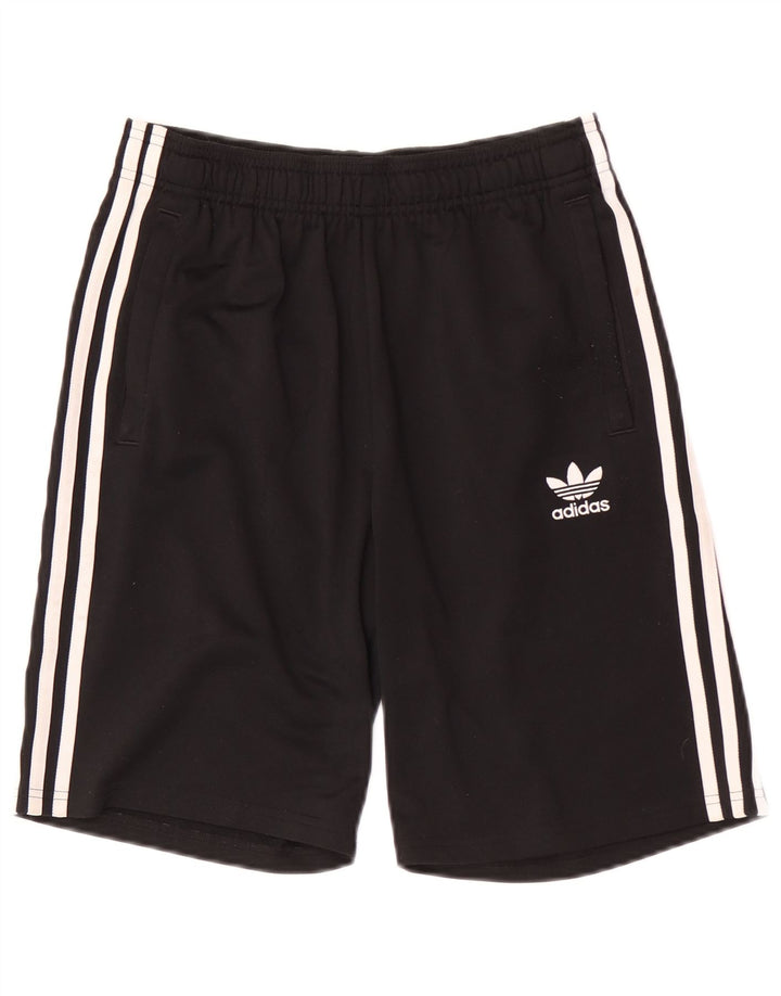 Pantaloncini sportivi Adidas da ragazzo 13-14 anni in poliestere nero