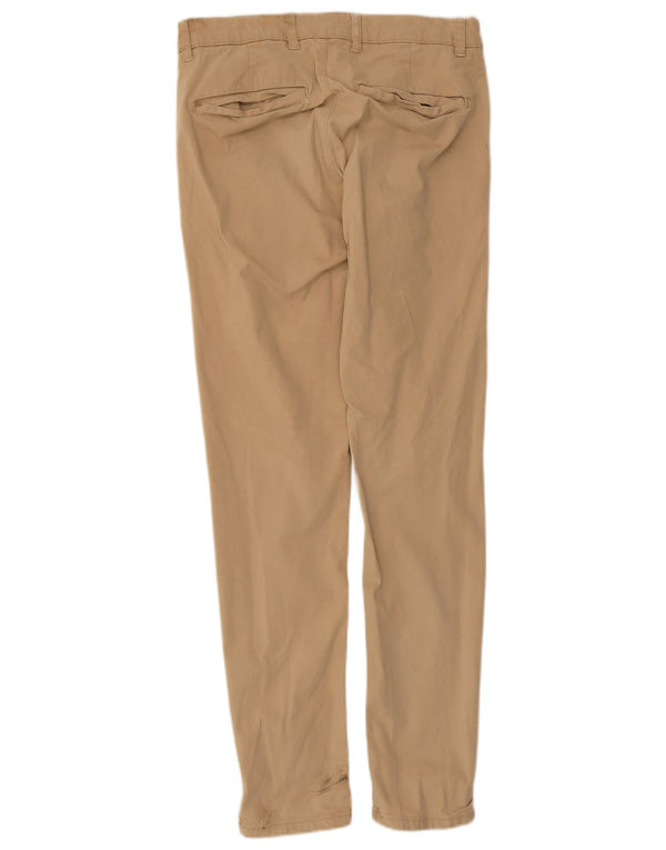 Pantaloni chino slim da uomo Zara EU 38 Small W30 L29 Cotone beige