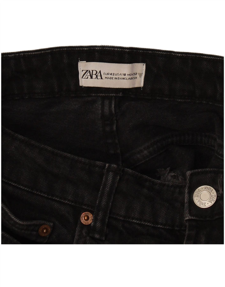 Jeans dritti da donna Zara EU 42 Large W32 L29 Neri