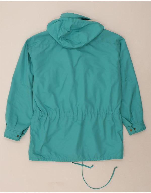 ELHO Mens Hooded Rain Jacket IT 48 Medium Blue