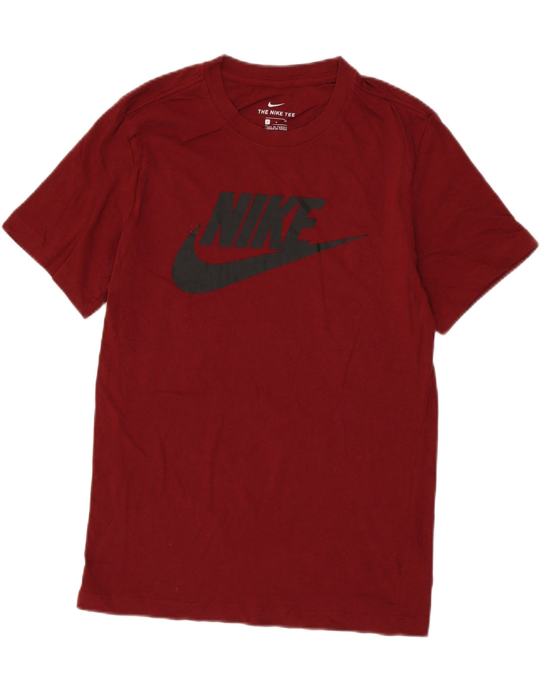 T-shirt grafica da uomo NIKE Top piccola in cotone bordeaux