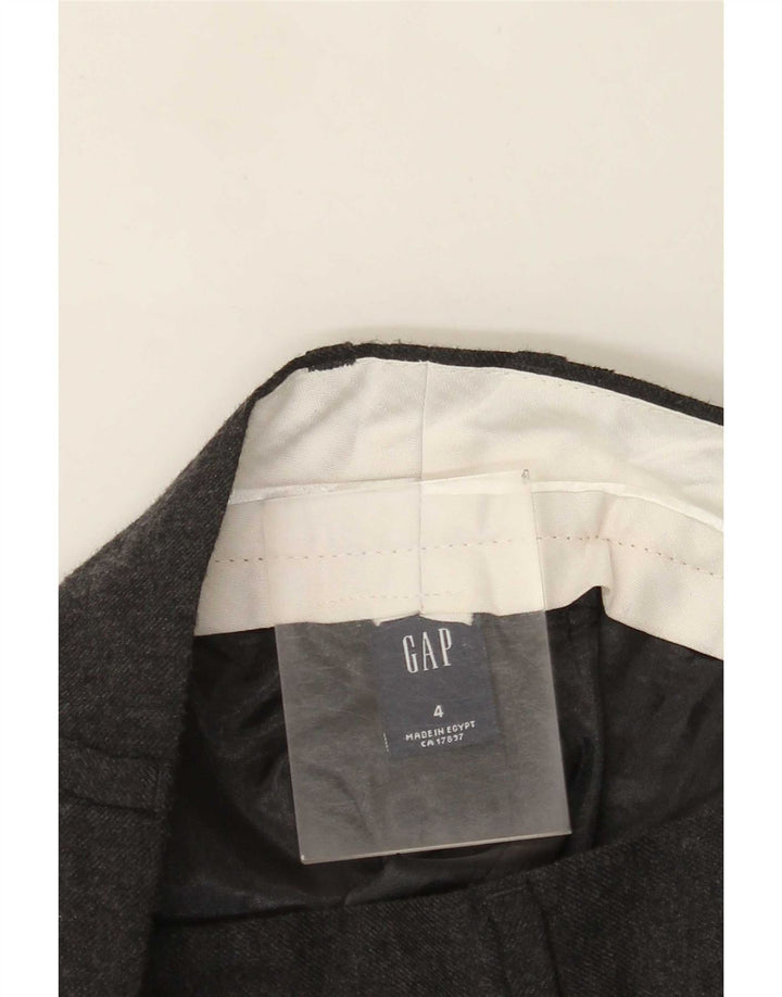 Pantaloni da abito Gap da donna a gamba larga US 4 Small W30 L32 Lana grigia