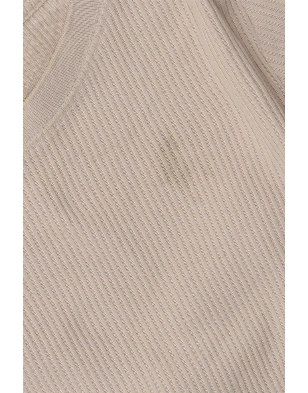 Top Zara da donna a maniche lunghe UK 14 Poliestere beige medio