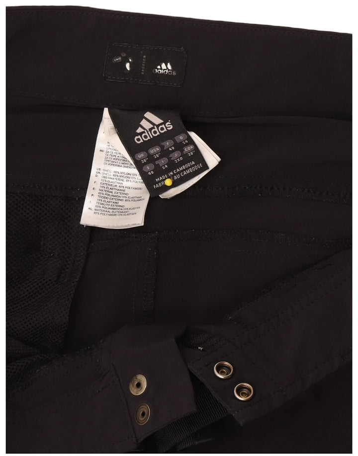 Pantaloncini cargo da uomo Adidas W38 XL nylon nero