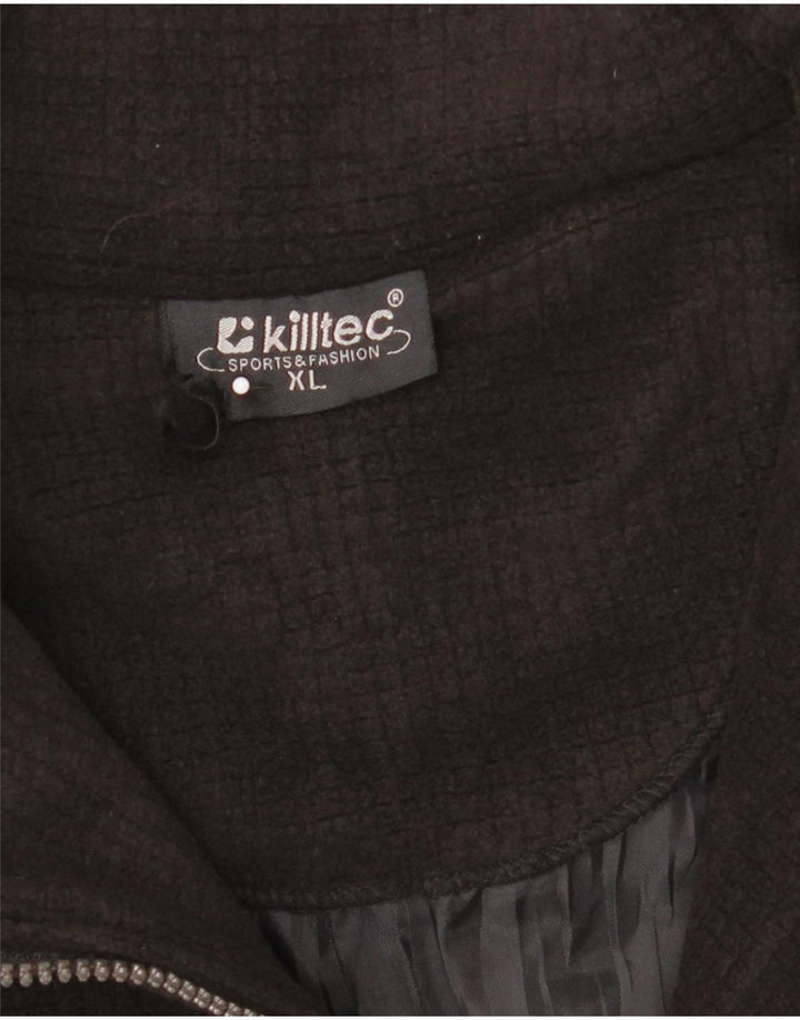 Maglione in pile da uomo con collo con zip Killtec XL poliestere nero