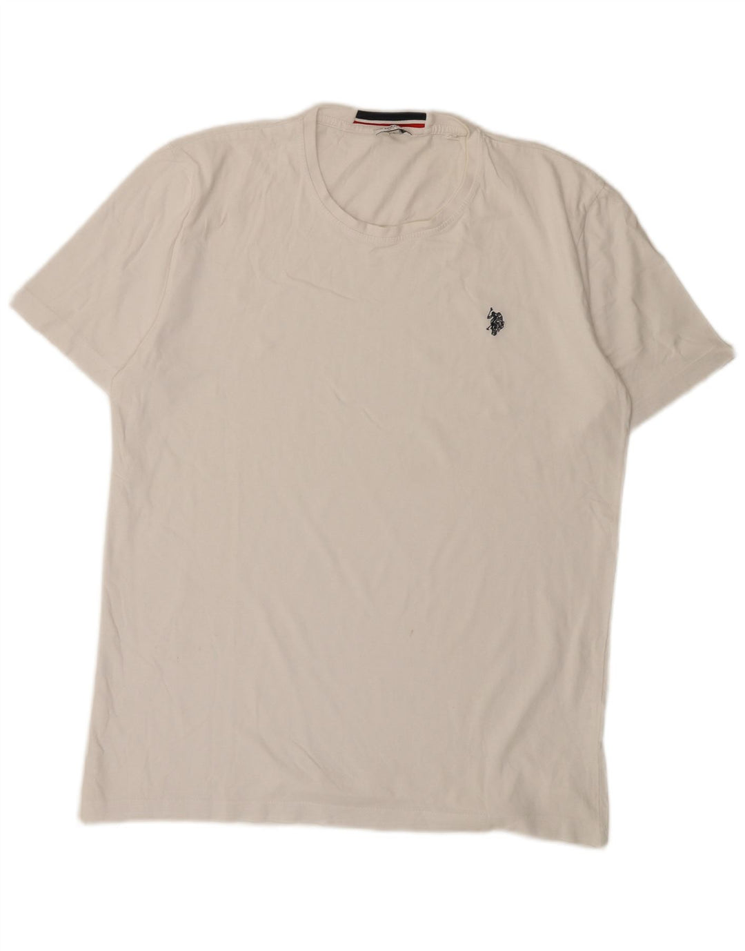 Polo Assn. T-shirt da uomo Top grande in cotone bianco