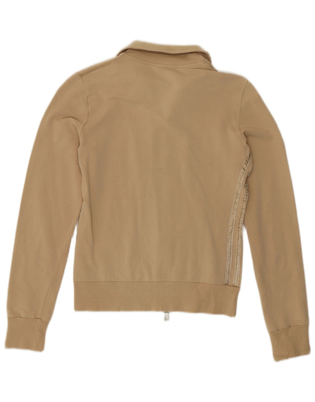 Giacca da ginnastica da donna Adidas UK 10 piccola Beige