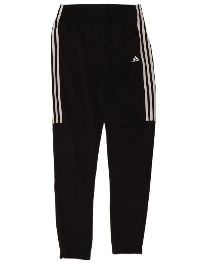 Pantaloni della tuta Adidas Aeroready da ragazzo 15-16 anni in poliestere nero