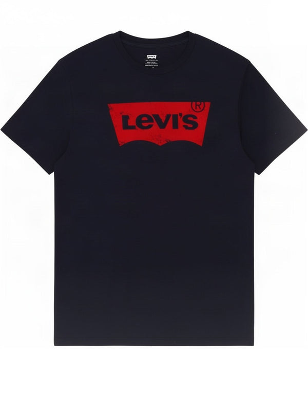 T-shirt grafica da uomo Levi's Top in cotone blu navy medio