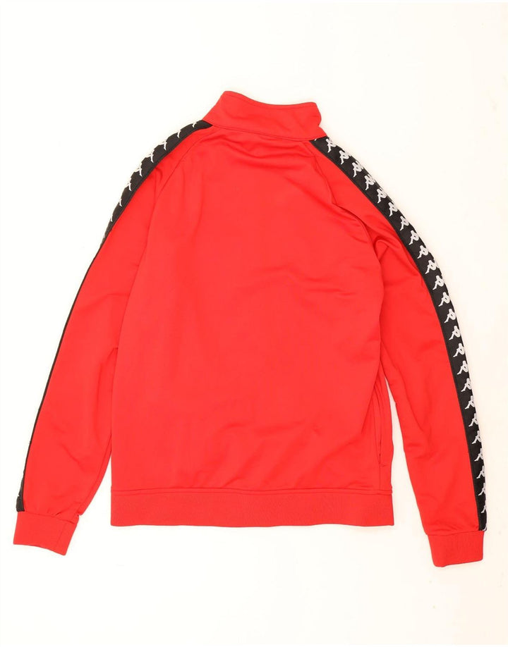 Giacca da tuta grafica da uomo Kappa XL rossa Colourblock