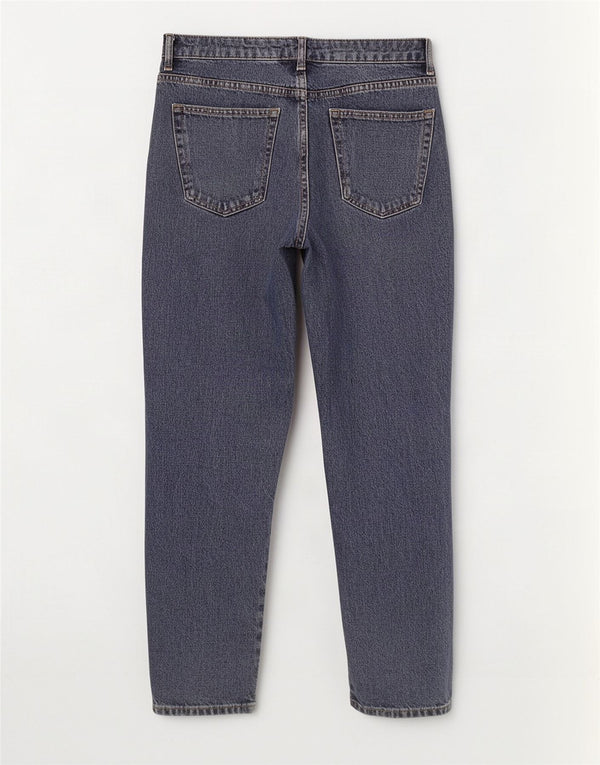 Topshop Womens Mom Tapered Jeans W30 L27 Blue Cotton