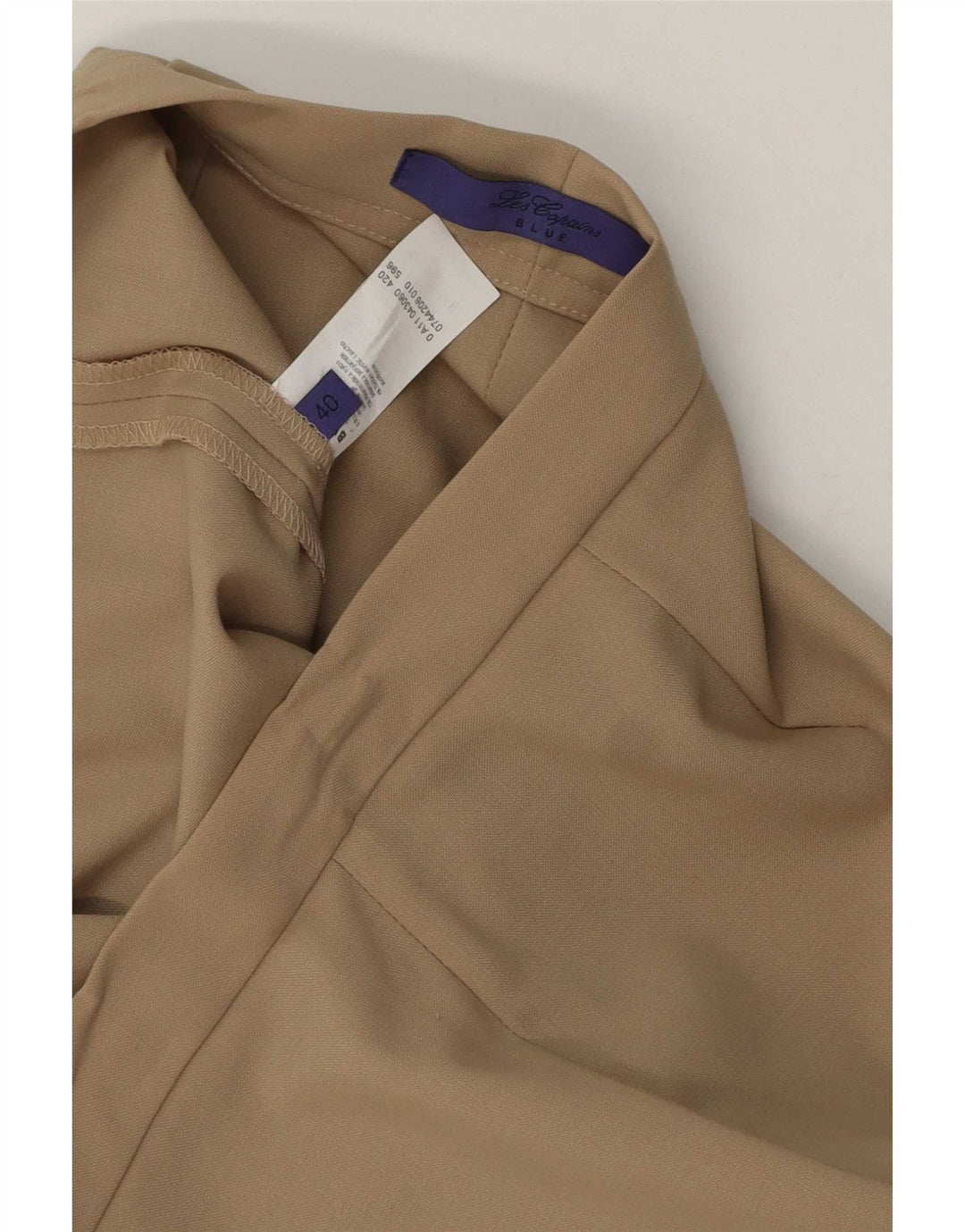Pantaloni da abito dritti da donna Les Copains EU 40 Medio W30 L27 Beige