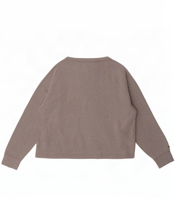Felpa corta da donna Champion UK 16 grande cotone grigio