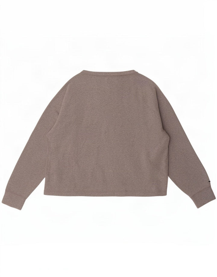 Felpa corta da donna Champion UK 16 grande cotone grigio