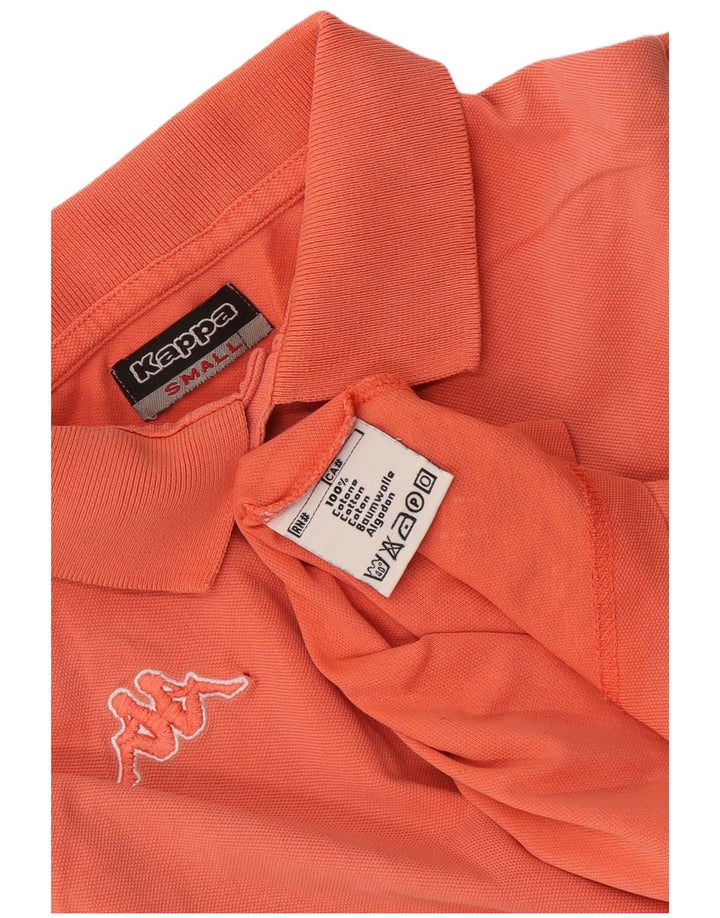 Polo Uomo Kappa Small Arancione In Cotone