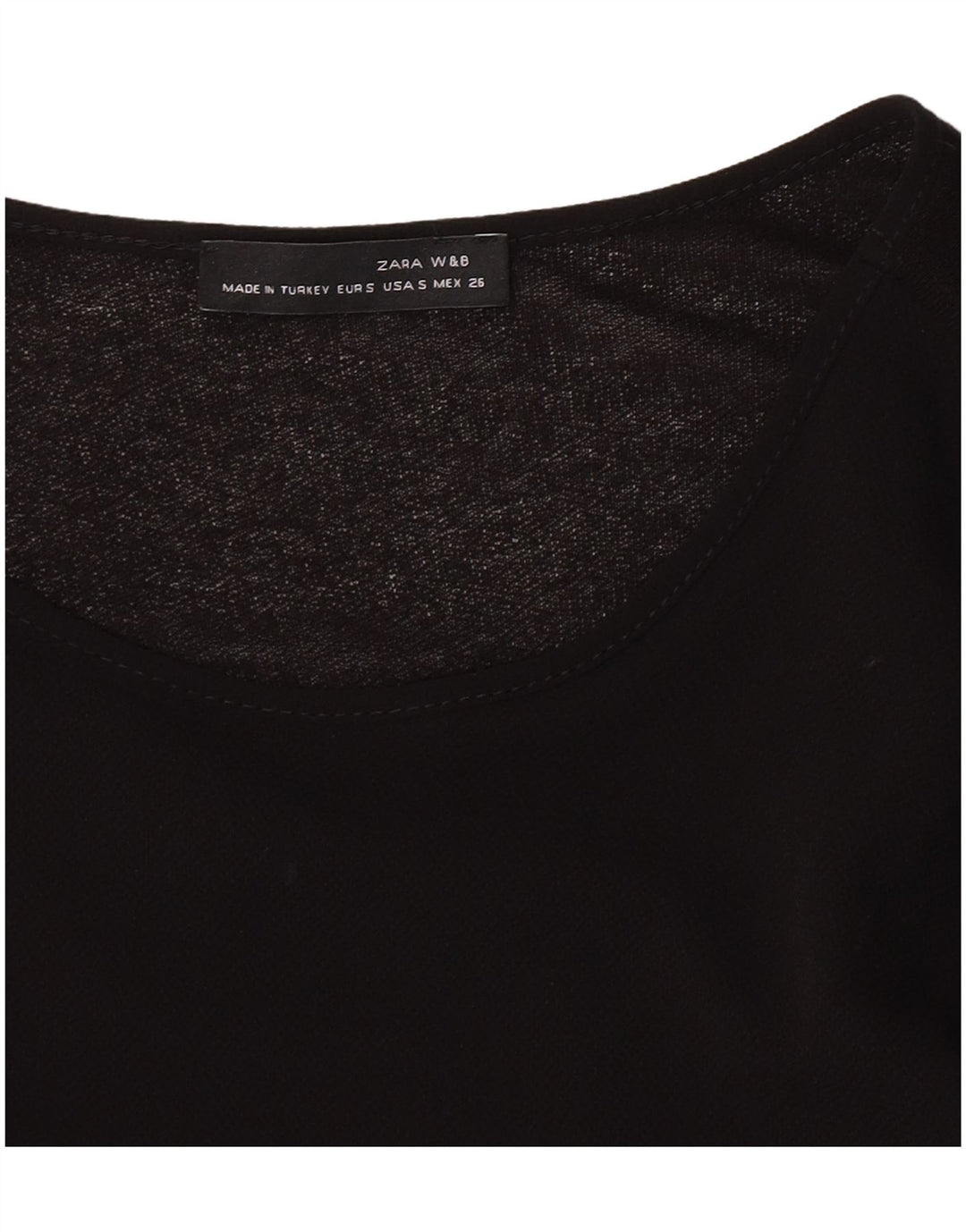 Abito maglione Zara da donna UK 8 piccolo nero