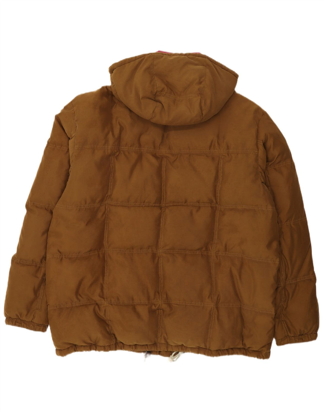 DUBIN Giacca imbottita con cappuccio da uomo IT 54 2XL Marrone Poliestere