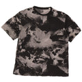 T-shirt Reebok da uomo con motivo astratto, taglia grande, in cotone nero