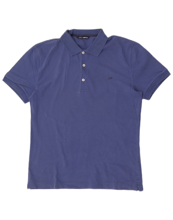 Polo Uomo Gas Small Blu In Cotone