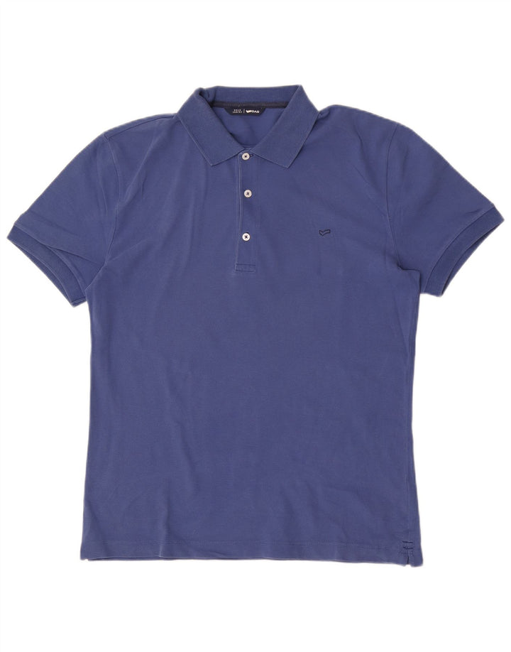 Polo Uomo Gas Small Blu In Cotone