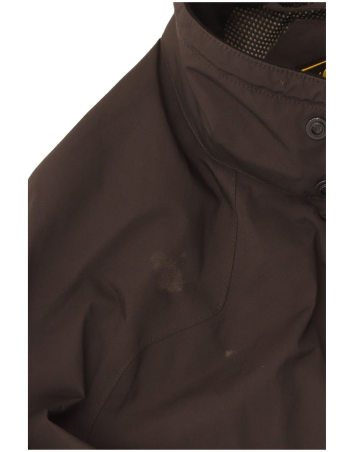 Giacca antipioggia da uomo Jack Wolfskin UK 40/42 Large Grigio Poliammide