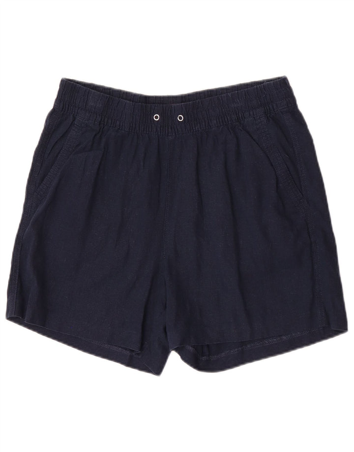 Pantaloncini chino da donna Marks & Spencer UK 12 medi W30 blu navy