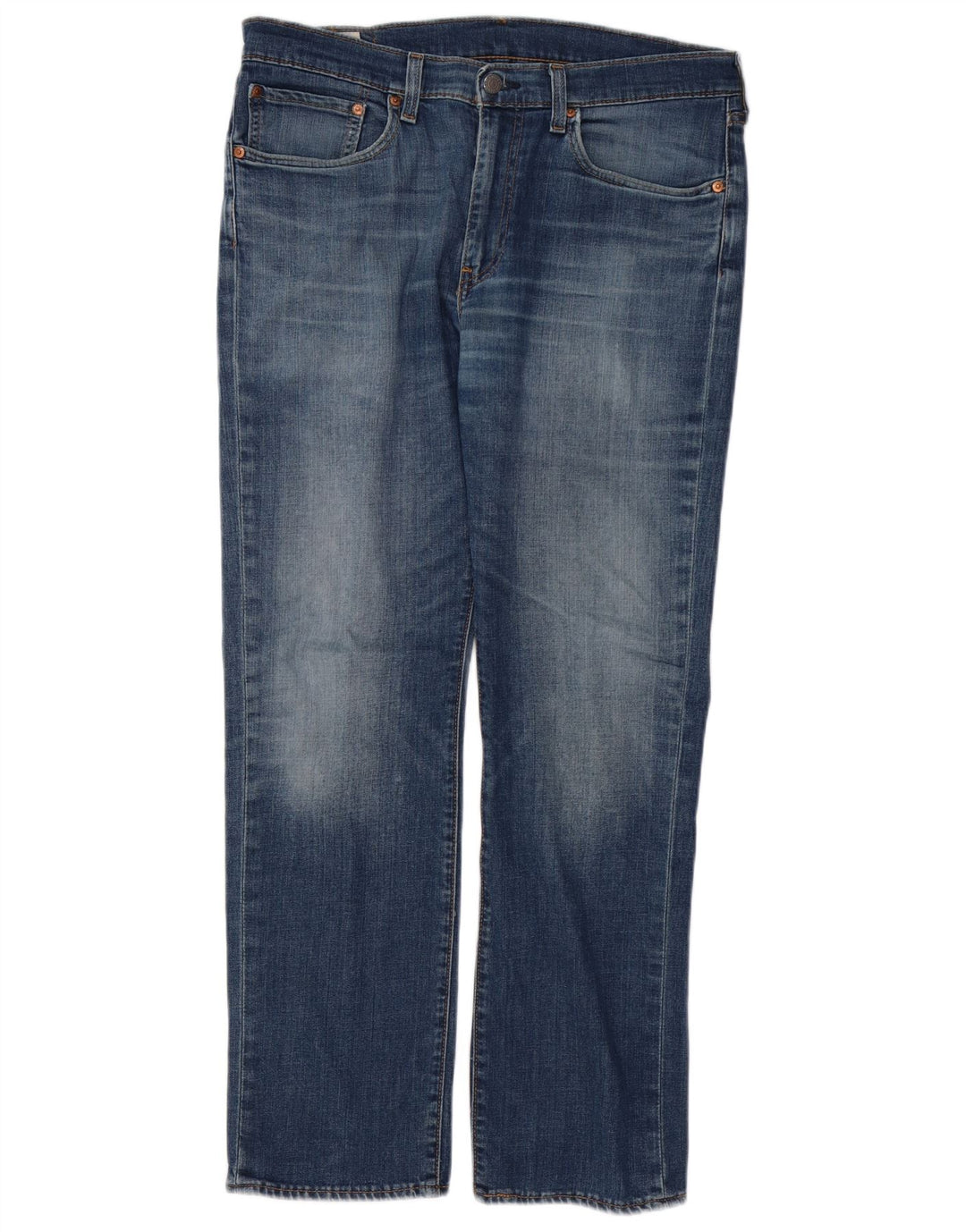 LEVI'S Jeans dritti da uomo 514 W34 L30 cotone blu