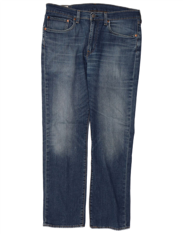 LEVI'S Jeans dritti da uomo 514 W34 L30 cotone blu