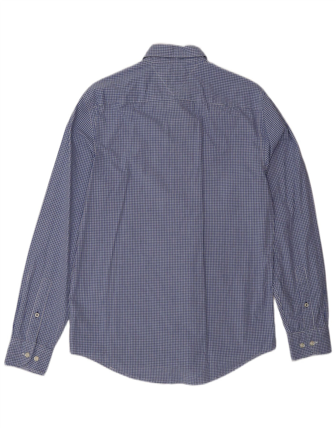 Camicia da uomo Tommy Hilfiger New York Fit Camicia in cotone a quadretti blu medio