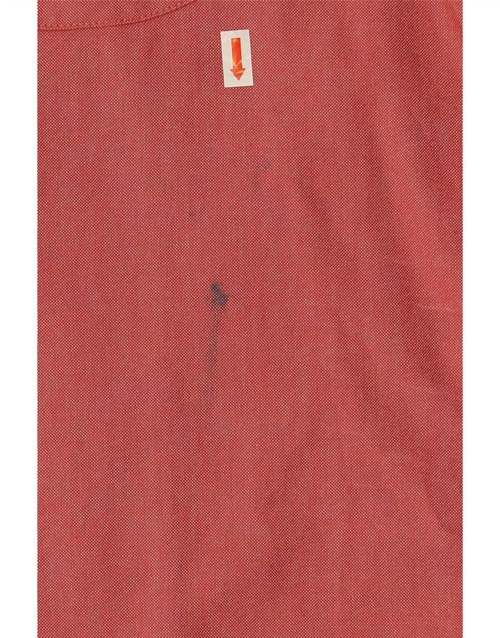 Camicia a maniche corte da uomo Quiksilver Large in cotone rosso