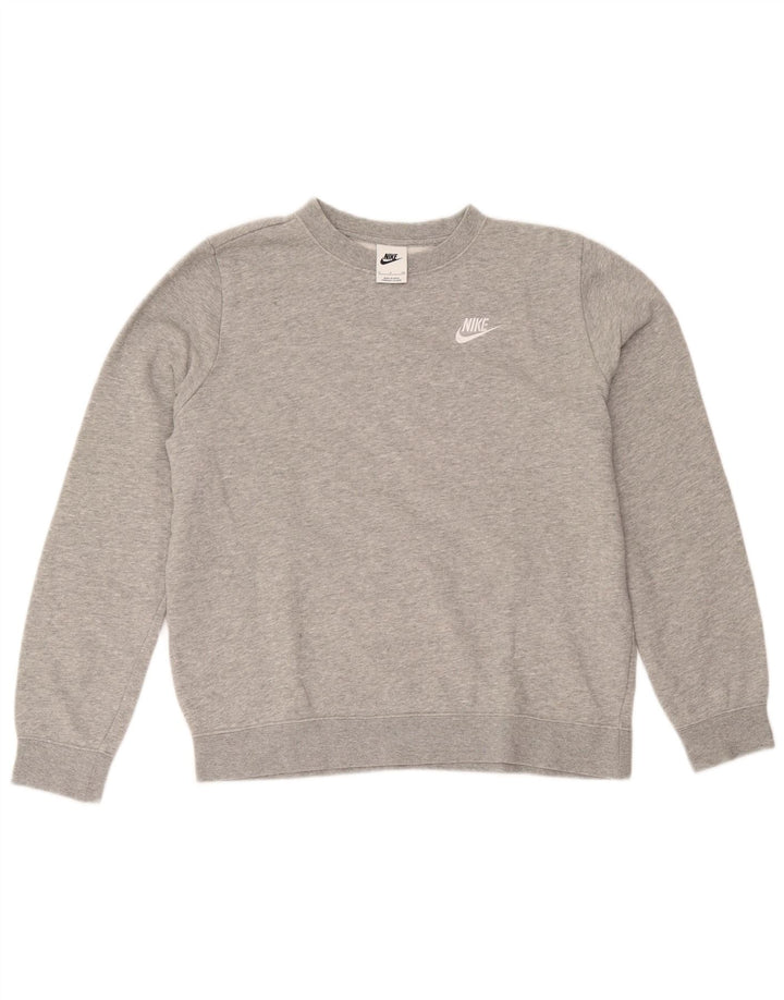 Felpa Nike Uomo Maglione Small Grigio Cotone