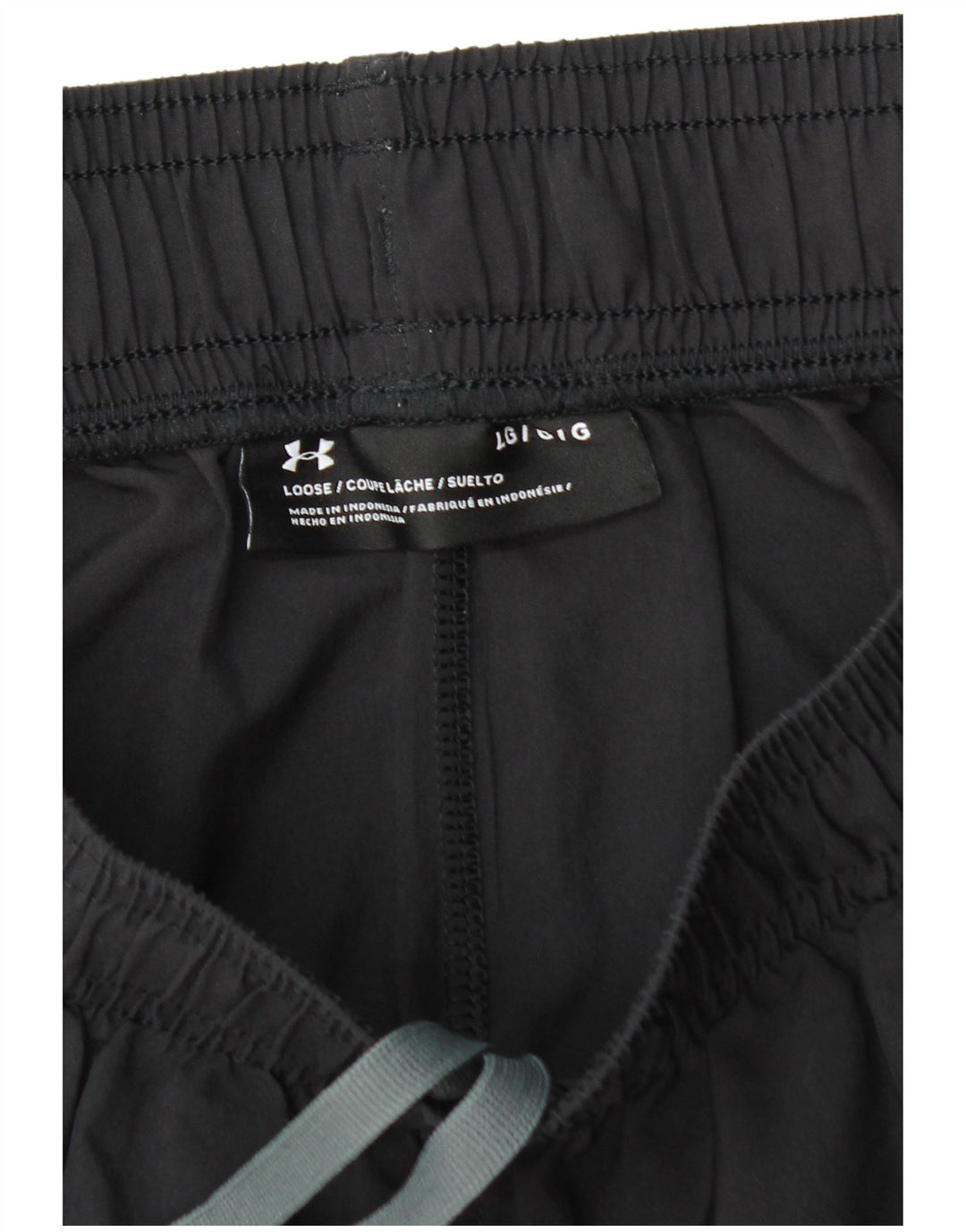 Pantaloncini sportivi grafici da uomo UNDER ARMOUR grandi neri