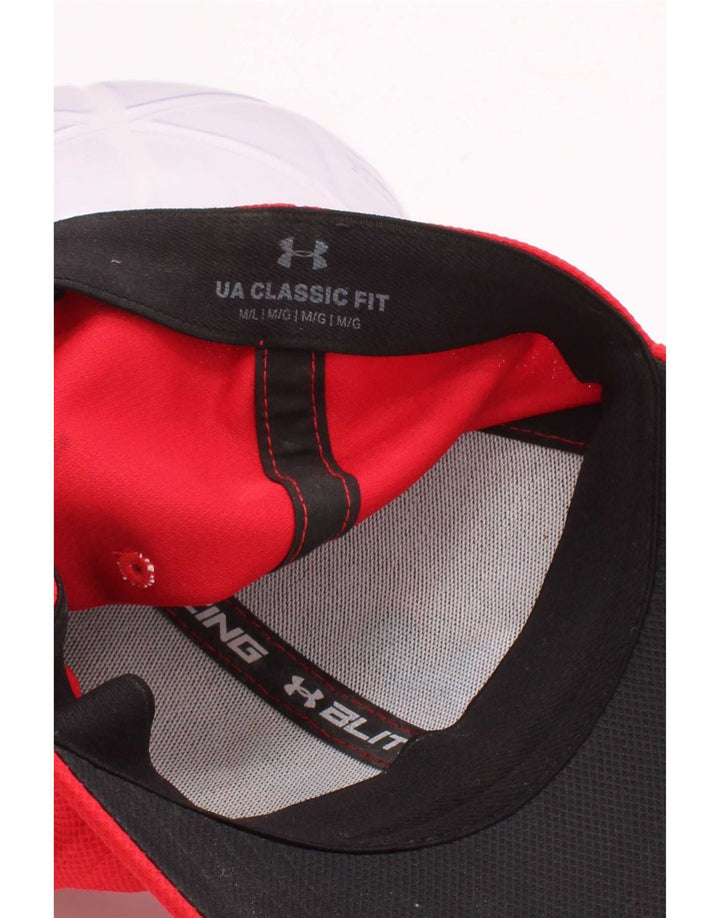Berretto da baseball grafico da uomo Under Armour medio/grande rosso