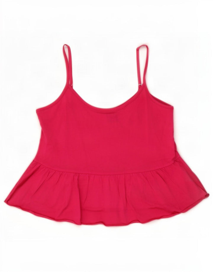 Canottiera da donna Benetton UK 6 XS cotone rosa