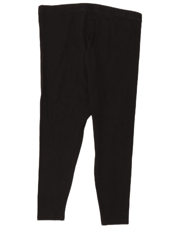Leggings da donna Marks & Spencer UK 20 2XL Cotone nero