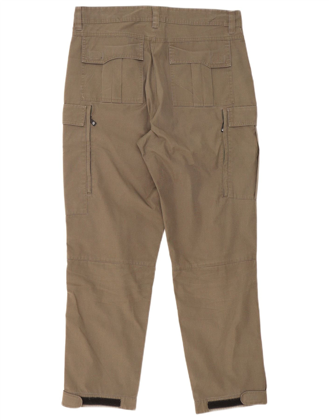 Pantaloni cargo dritti da donna Jack Wolfskin medio W30 L30 poliestere kaki