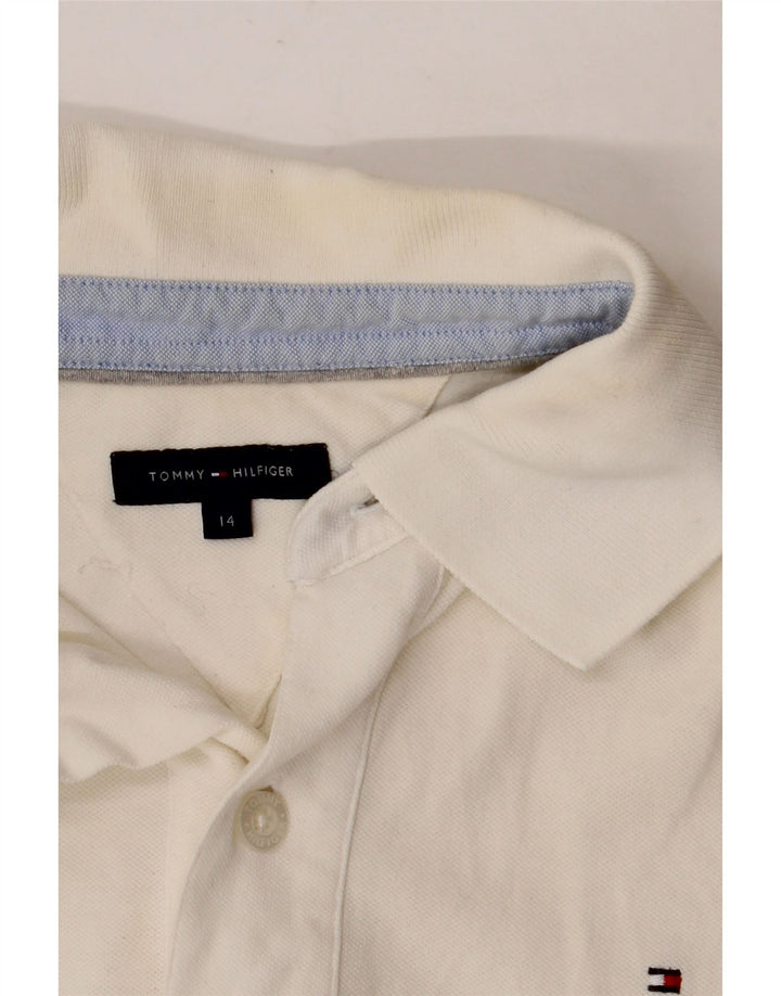 TOMMY HILFIGER Polo da bambino 13-14 anni Bianca