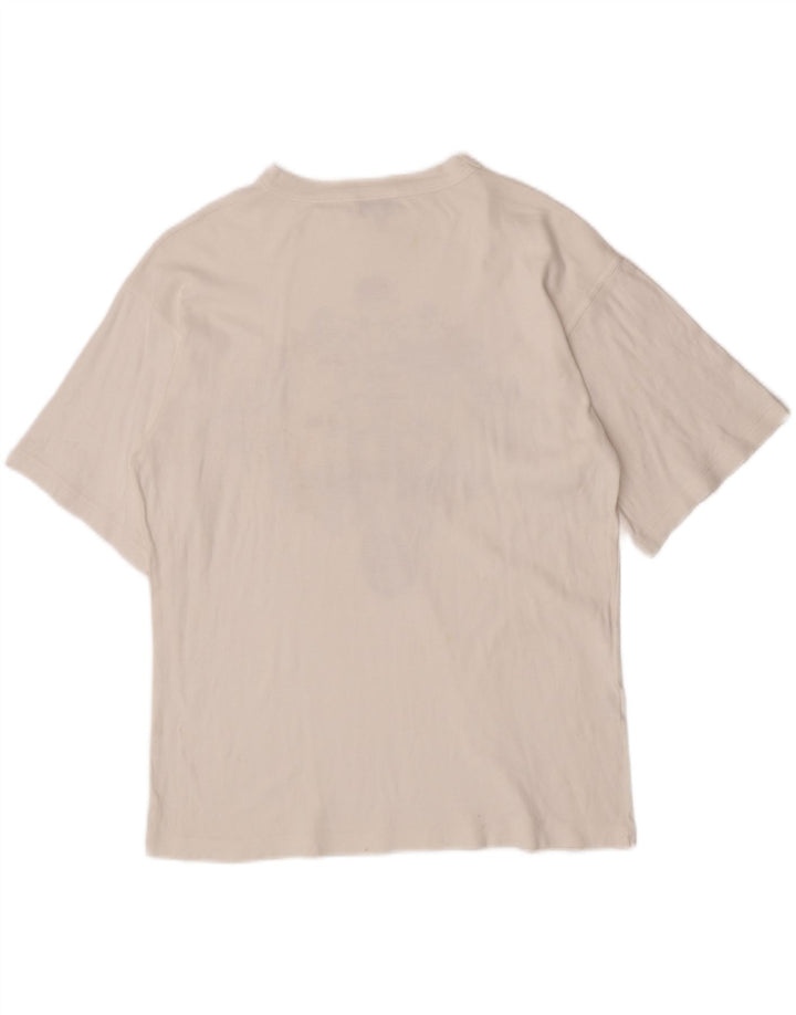 T-shirt grafica da uomo Byblos Top in cotone bianco medio