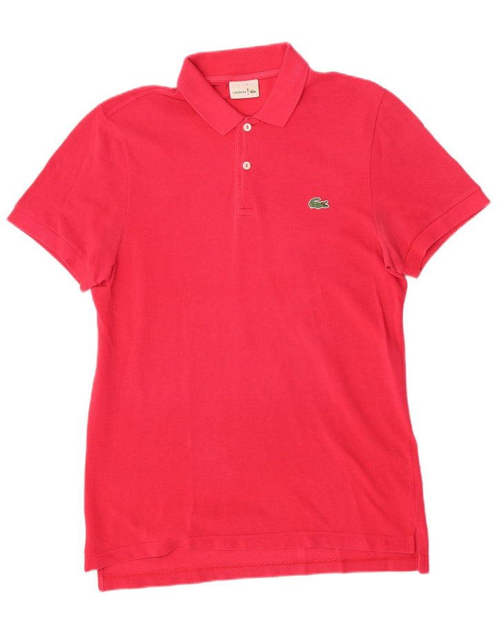 Polo da uomo Lacoste taglia 3 piccola in cotone rosa