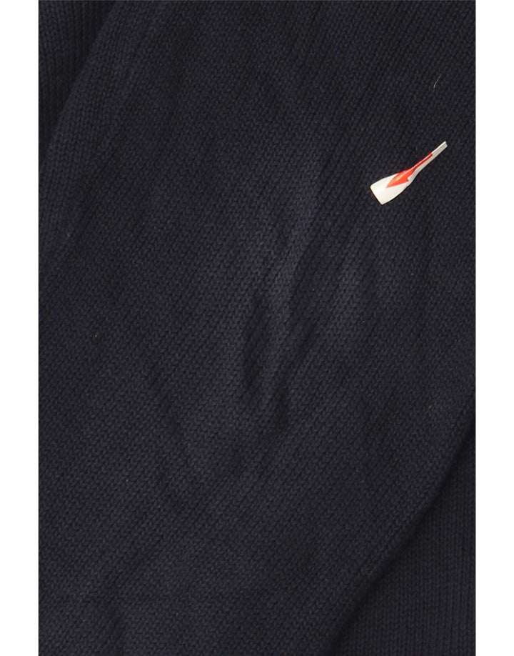 Maglione maglione girocollo da uomo Massimo Dutti blu navy medio