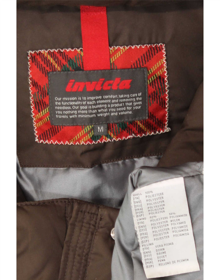 Giacca imbottita con cappuccio da donna Invicta UK 12 Poliestere marrone medio
