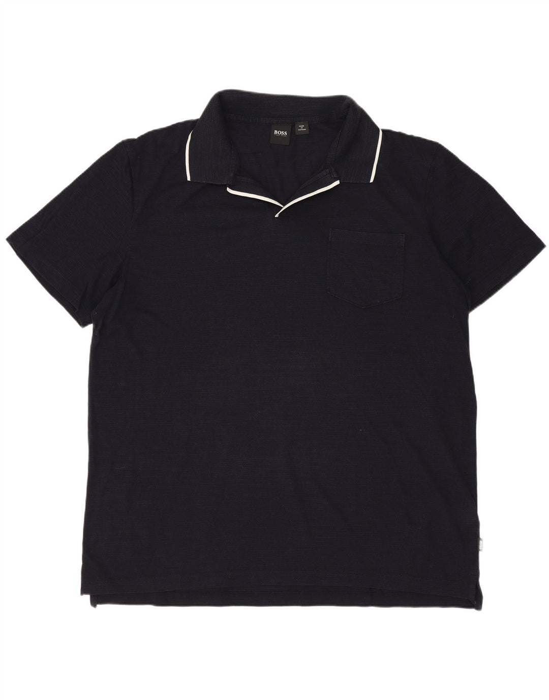 Polo da uomo HUGO BOSS 2XL in cotone blu navy