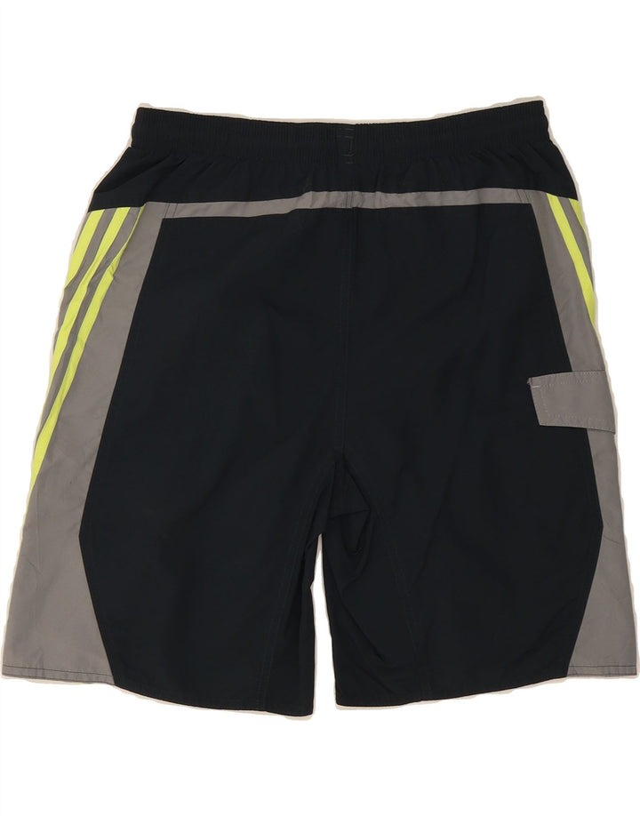 ADIDAS Mens Sport Shorts Medium  Black Colourblock Vintage Adidas and Second-Hand Adidas from Messina Hembry 