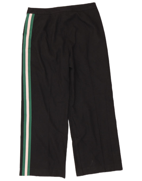 Pantaloni casual a gamba larga da donna Boden UK 14 Large W34 L30 Colorblock nero