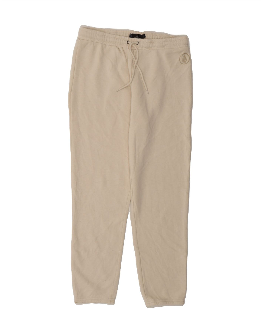 VOLCOM Womens Tracksuit Trousers Joggers UK 14 Medium  Beige Polyester Vintage Volcom and Second-Hand Volcom from Messina Hembry 