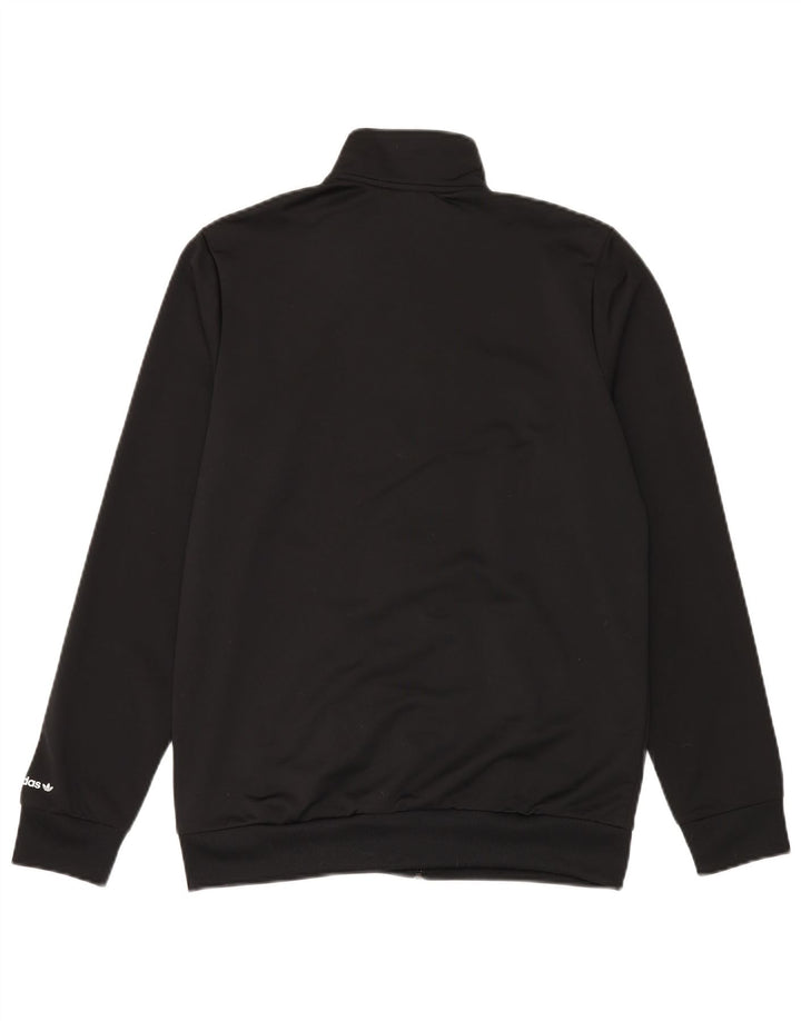 Giacca Top della tuta da ragazzo Adidas 15-16 anni in poliestere nero