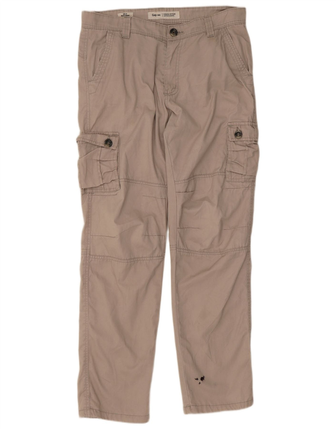 Pantaloni cargo dritti da uomo Gap W34 L31 Beige