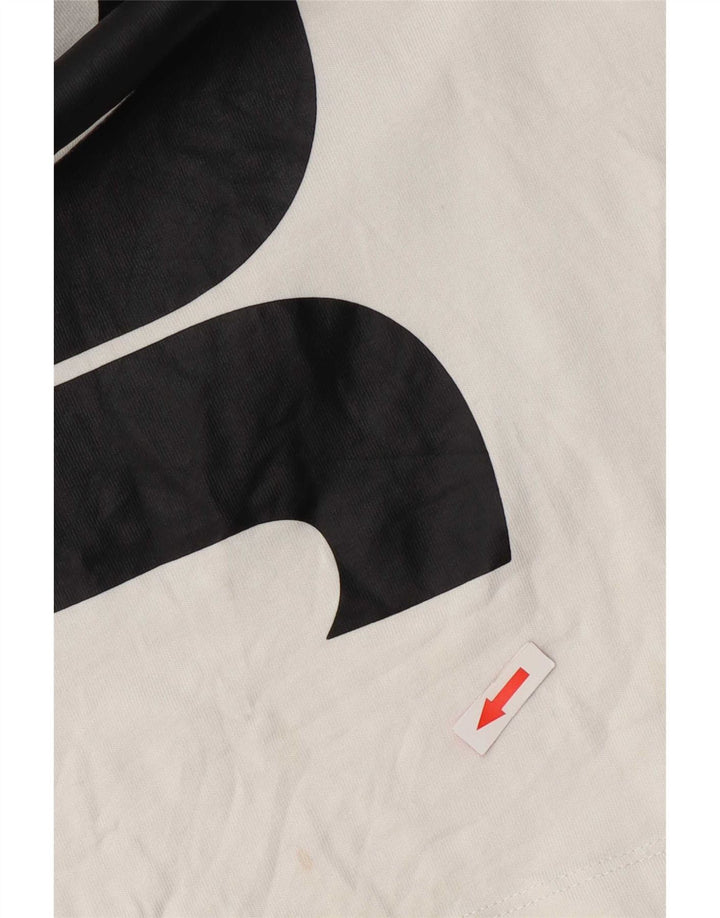 Canotta grafica Nike da uomo XL in cotone bianco