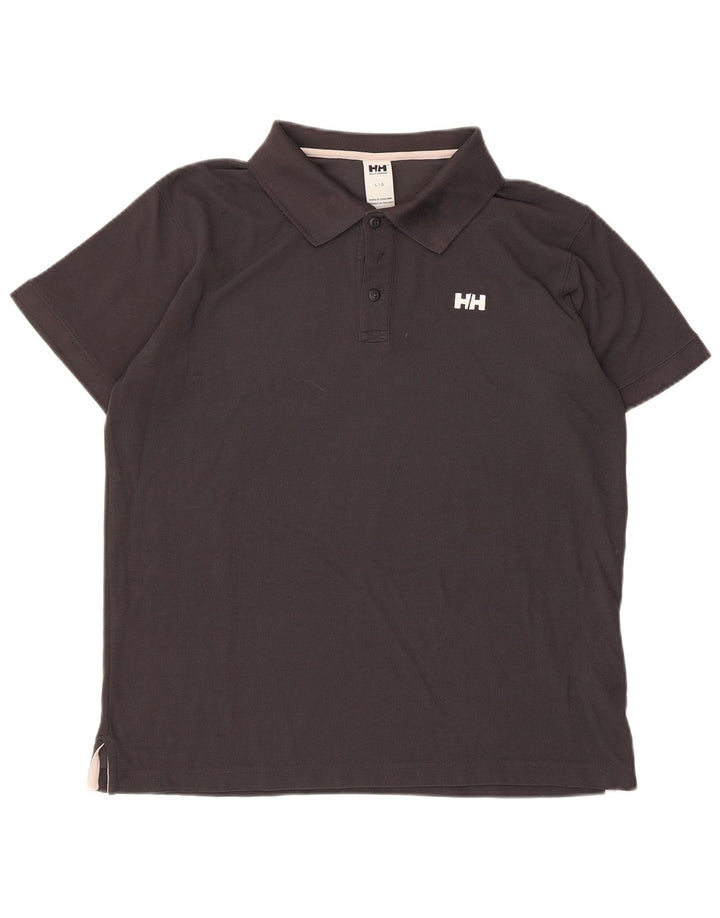 Polo da uomo Helly Hansen grande grigia in poliammide