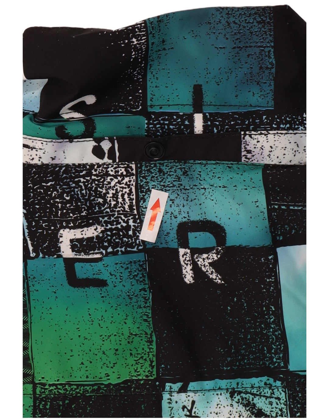 Giacca a vento grafica Quiksilver da ragazzo 9-10 anni media multicolore